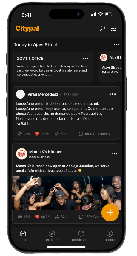 Community Alert Notification